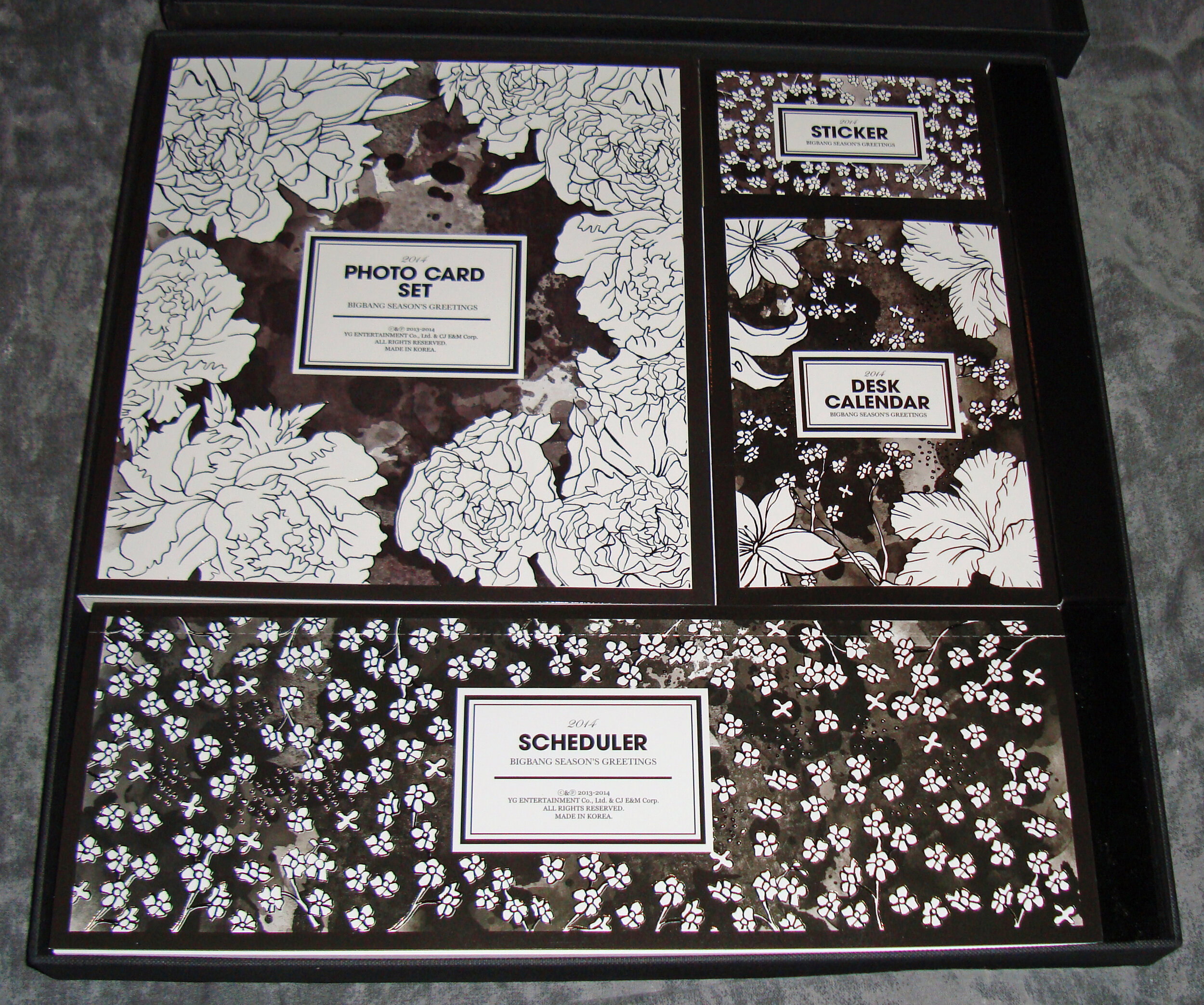 2014 - Season's Greetings Calendar - Korean - G-Dragon — my