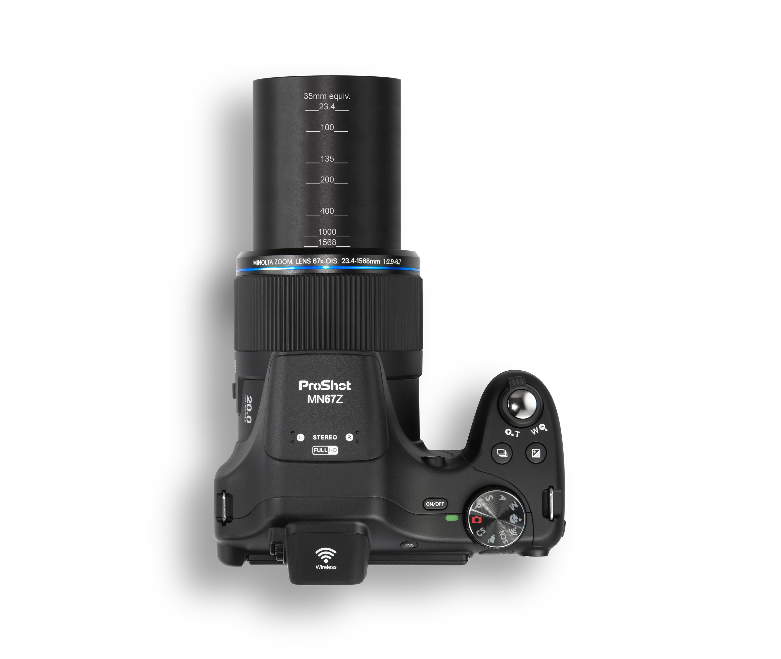 MN67Z 20MP 67X Optical Zoom Wi-Fi Bridge Camera — Minolta Digital