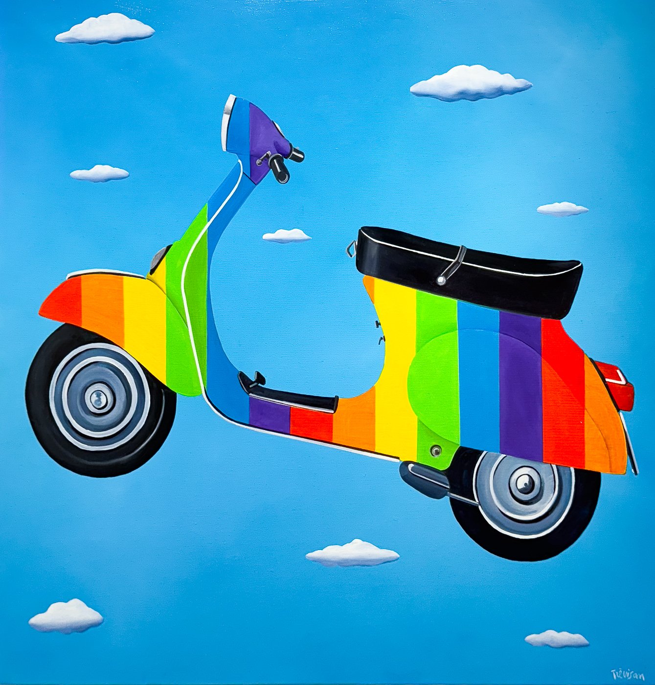 Rainbow Vespa — GREG SALVATORI GALLERY