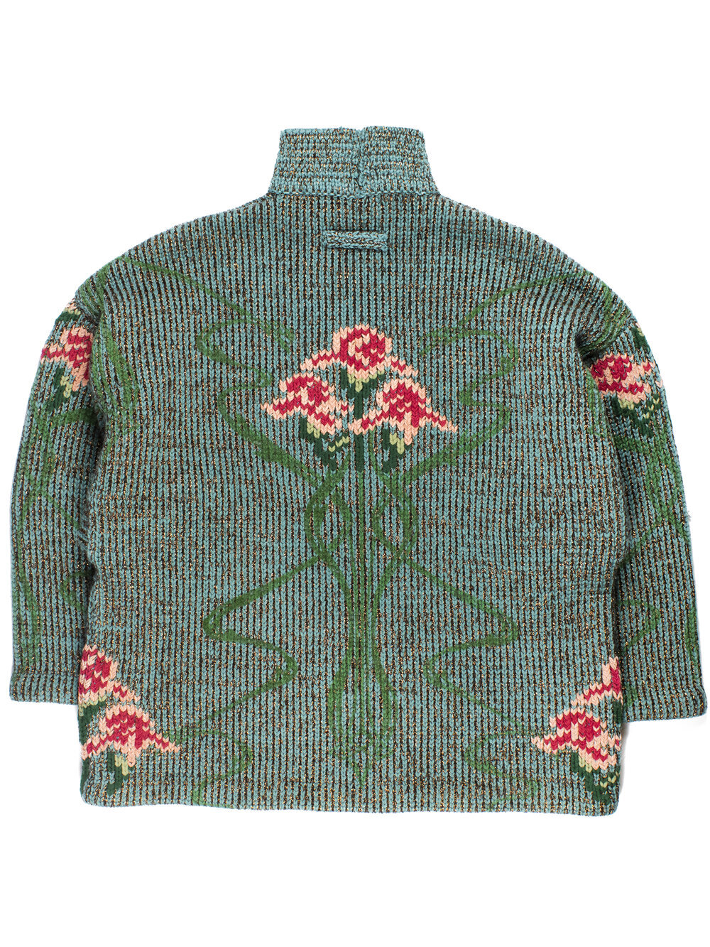 Jean Paul Gaultier AW1984 Lurex Floral Sweater — Middleman Store