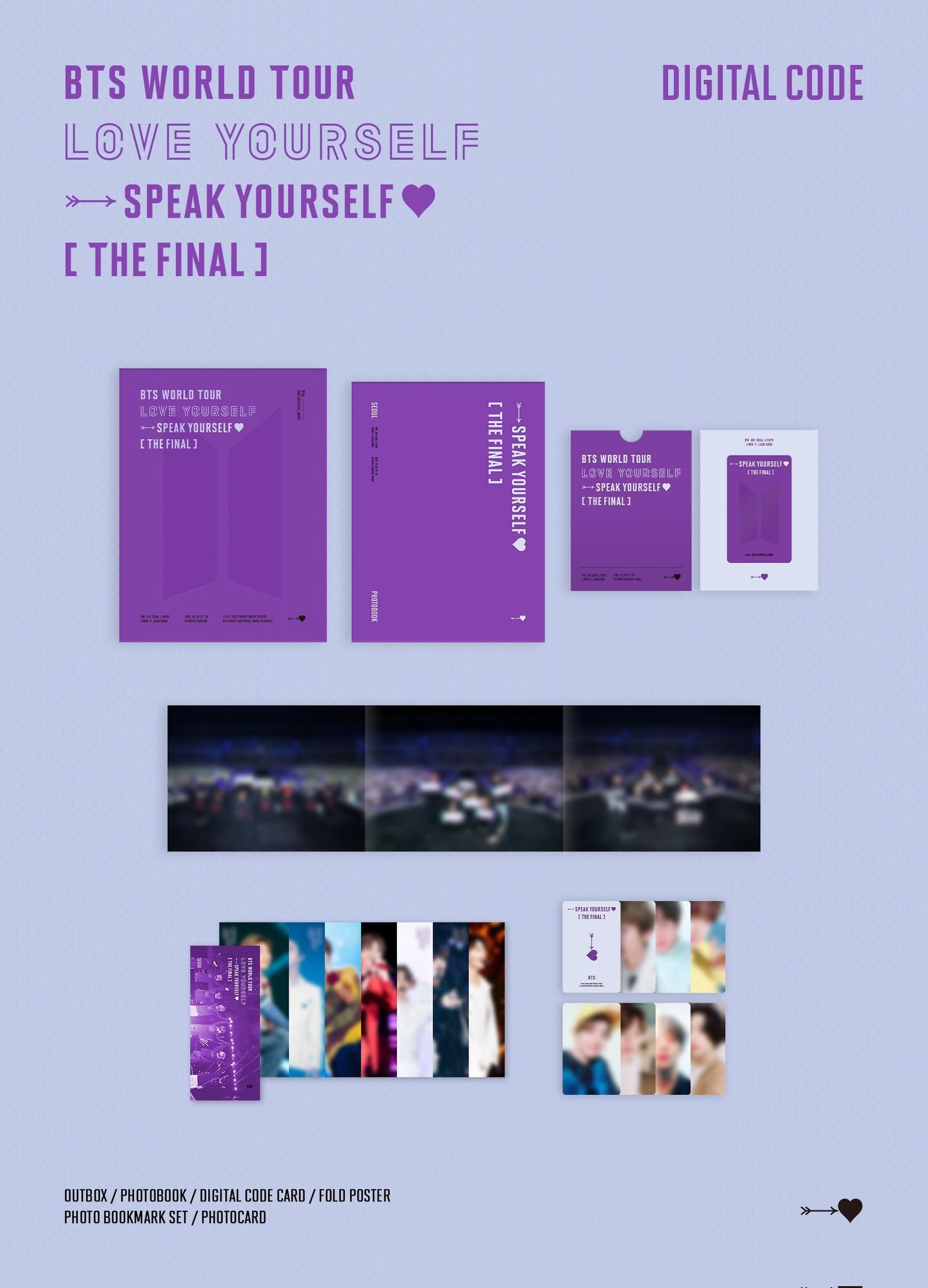 Official Preorder BTS Love yourself: Speak yourself [THE FINAL