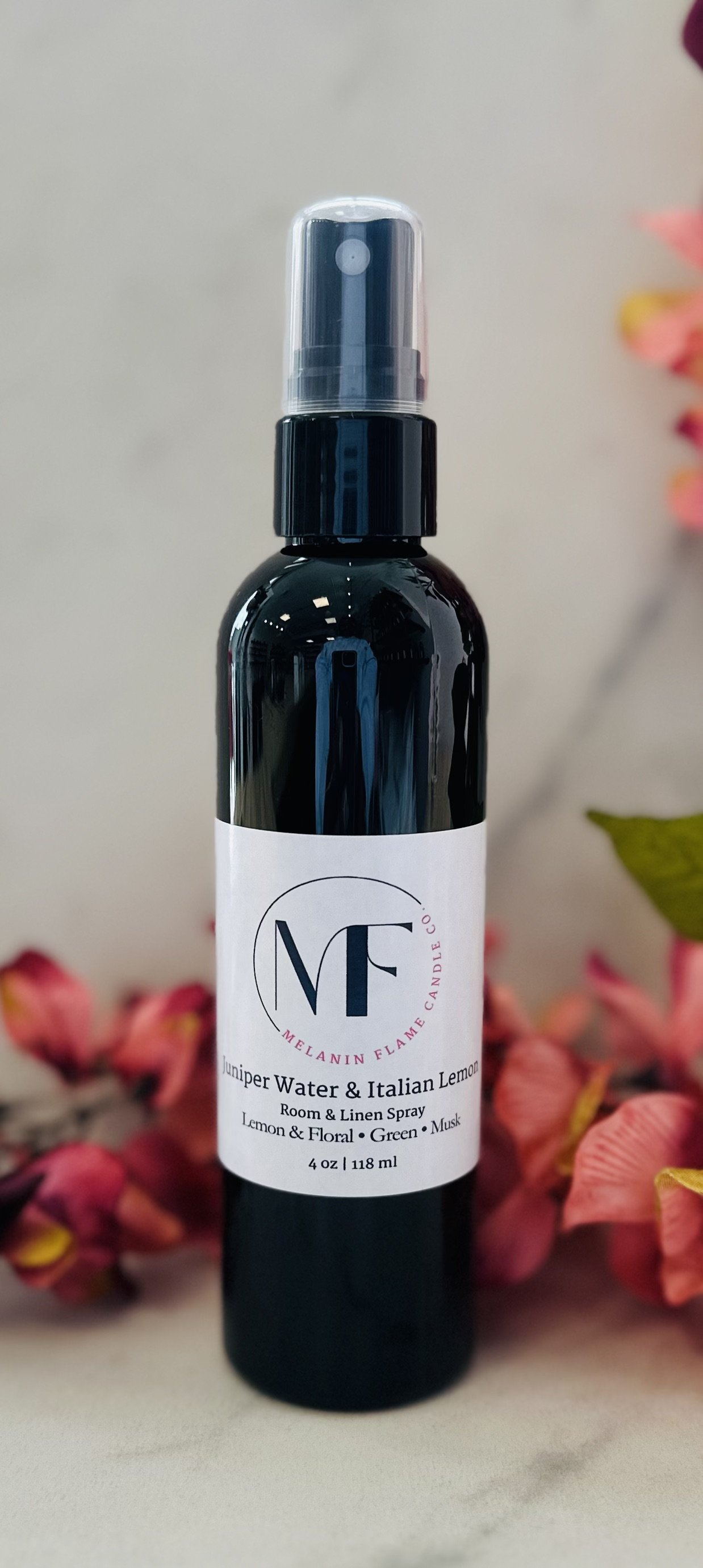 Bleu Room and Linen Spray — melanin flame candle company