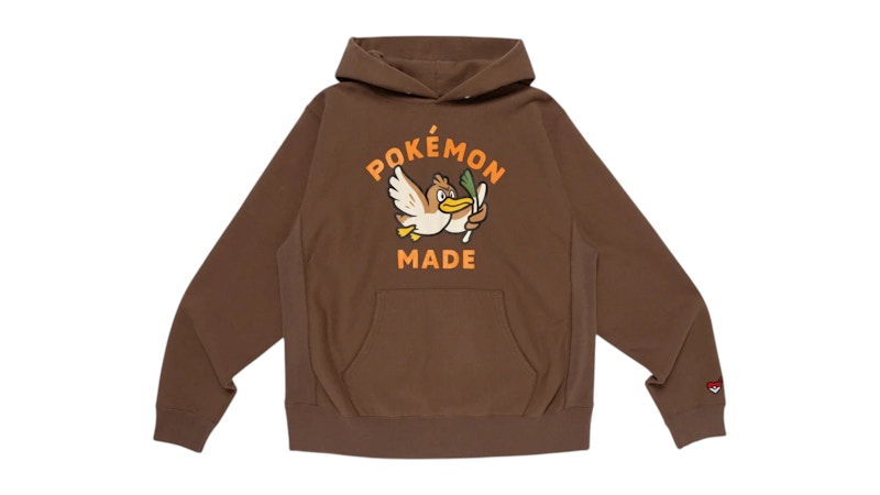 Human Made x Pokemon Heavy Weight Hoodie Brown Men's - US
