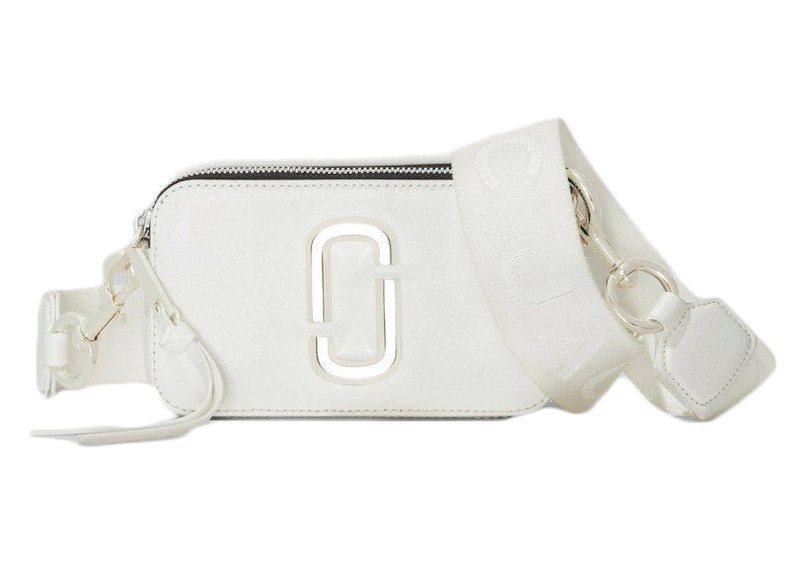 The Marc Jacobs The Snapshot DTM White in Saffiano Leather with