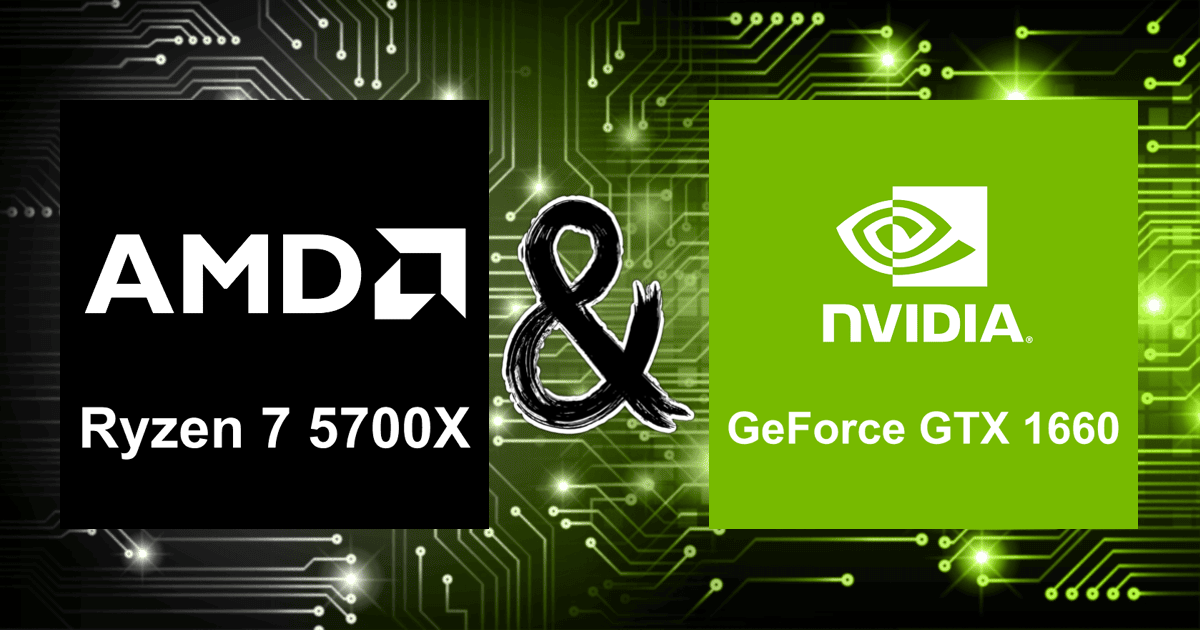 Ryzen 7 5700X と GeForce GTX 1660 | ボトルネック計算