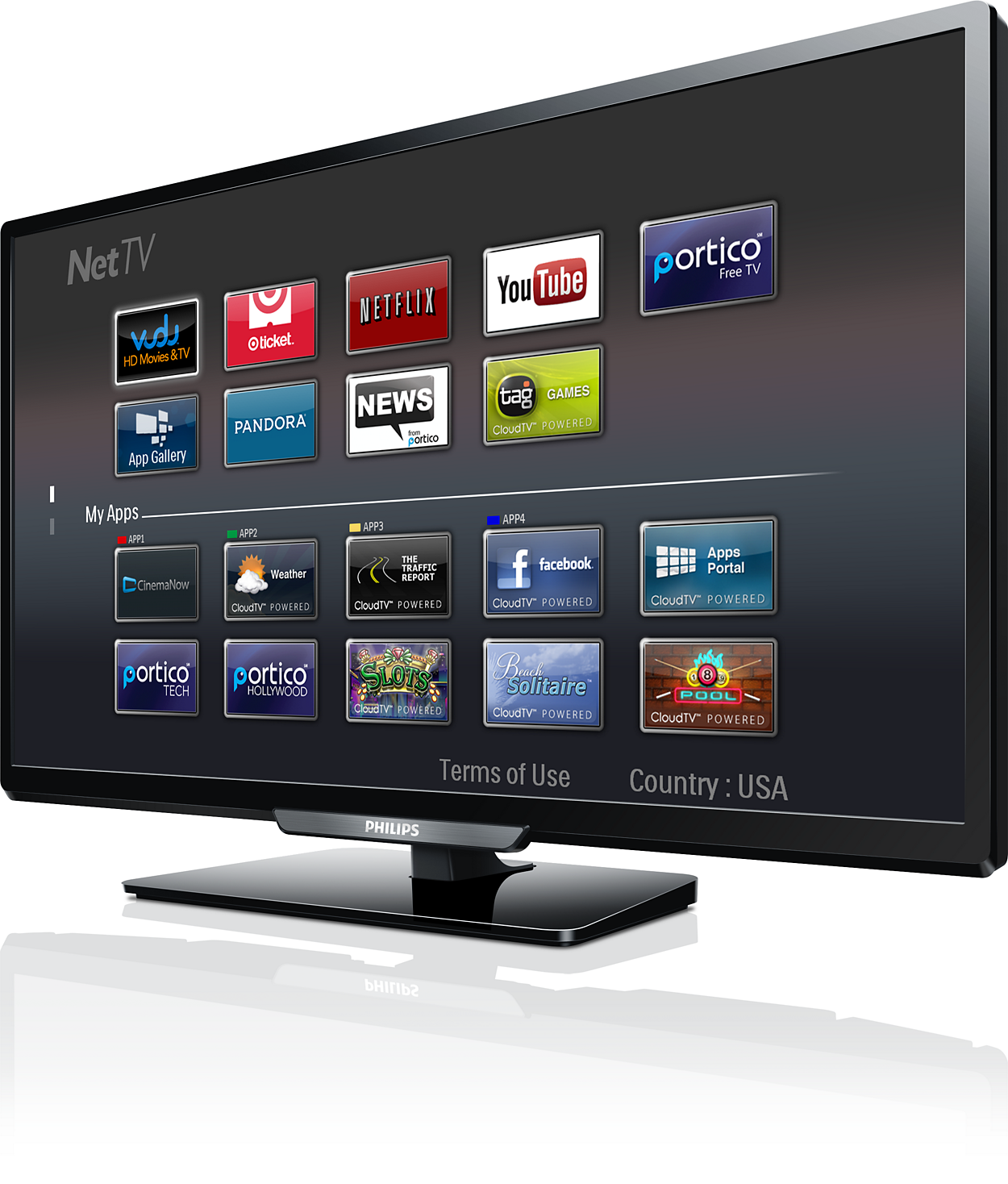 4000 series LED-LCD TV 32PFL4909/F7 | Philips