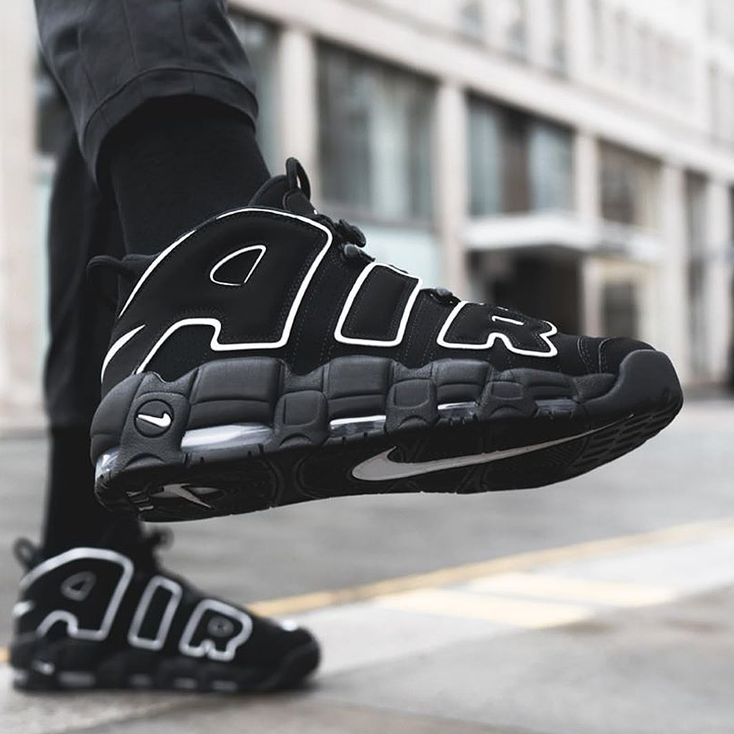 Nike Sportswear Air More Uptempo - Nero/Bianco/Nero- Scarpe Uomo
