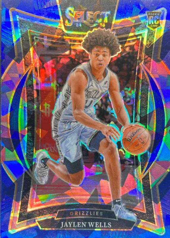 Jaylen Wells 2024 Select #79 Concourse Blue Cracked Ice Price