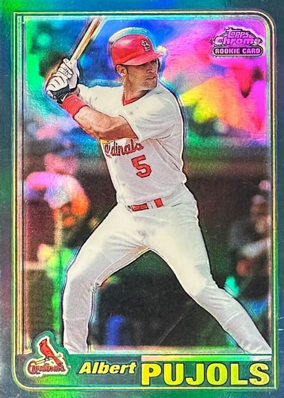 Albert Pujols 2001 Topps Chrome Traded #T247 Retrofractor Price