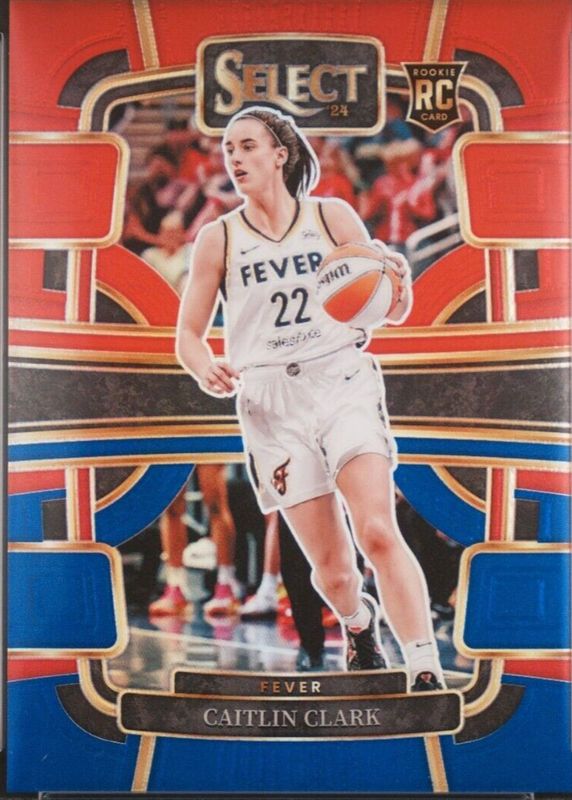 Caitlin Clark 2024 Select WNBA #72 Concourse Red & Blue /399 Price