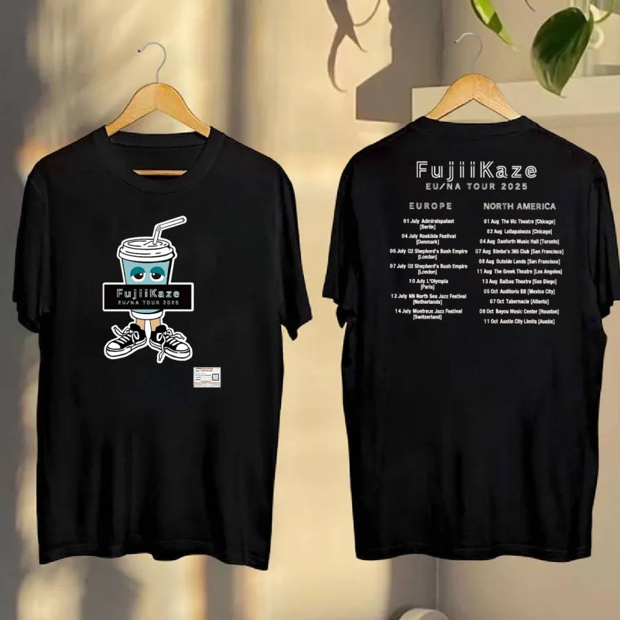 Fujii Kaze Europe And North America Tour 2025 T-shirt - Ricardo