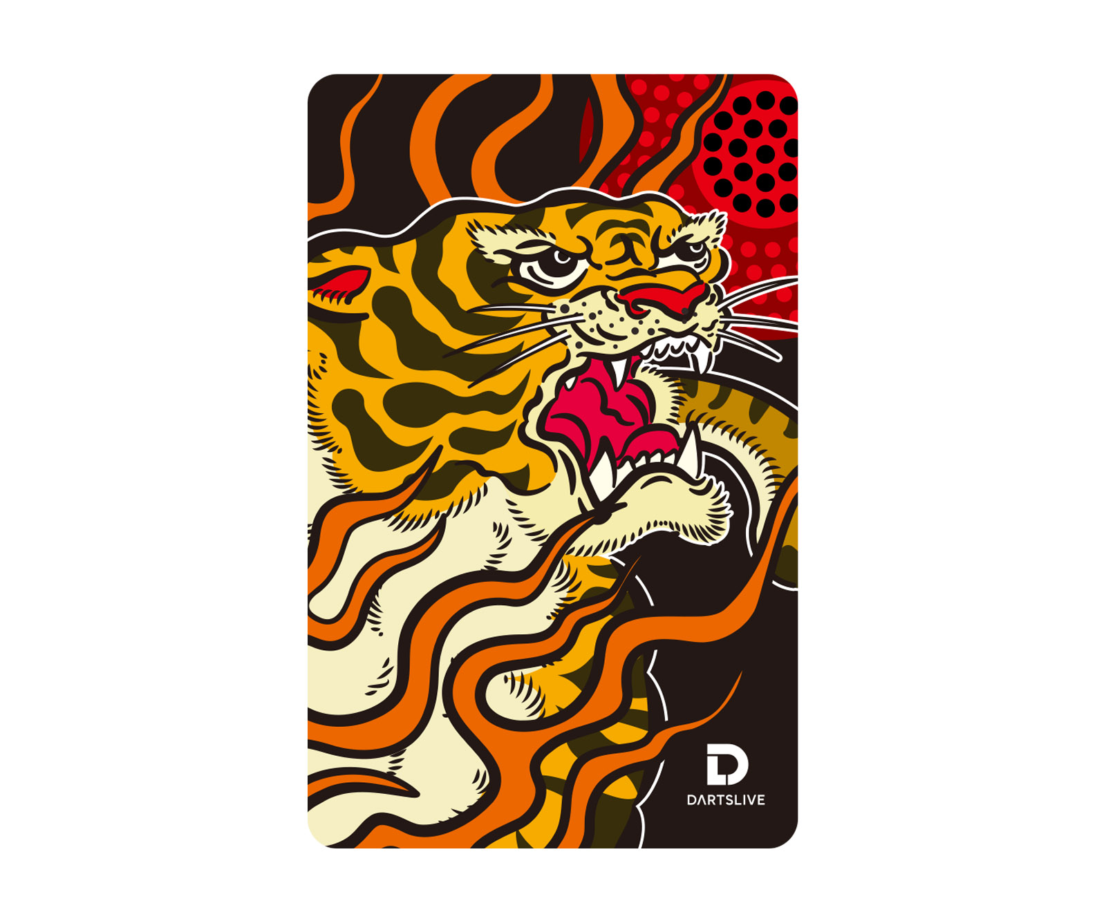 ゲームカード【ダーツライブ】#56 虎ブル｜ダーツ用品はエスダーツ