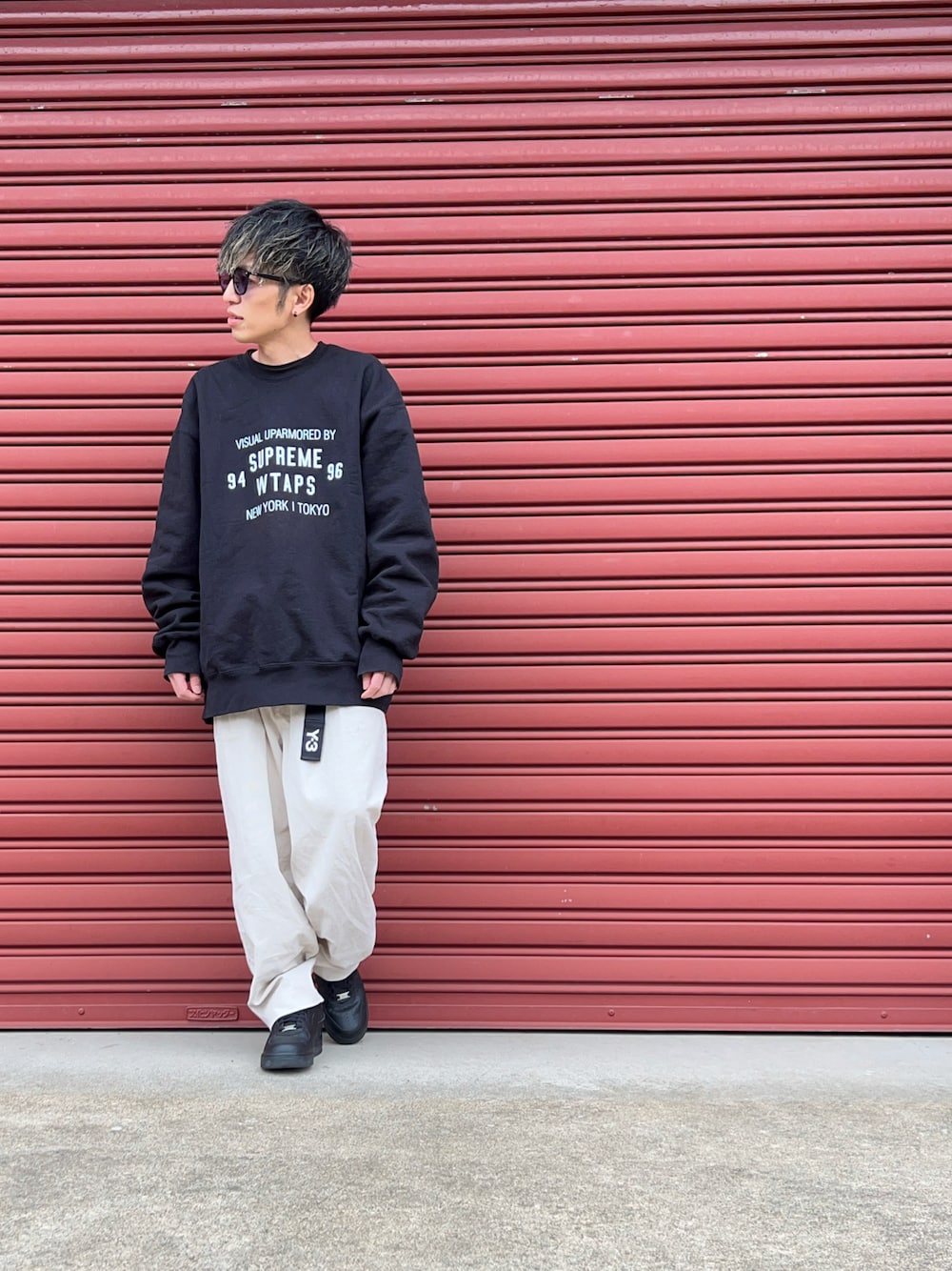 ドゥ♪｜supreme✖︎wtapsのスウェットを使ったコーディネート - WEAR
