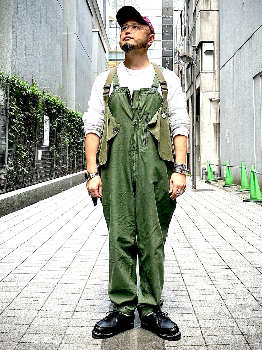 Yoshihito Hayashi｜BEAMS PLUSのサロペット/オーバーオールを使った