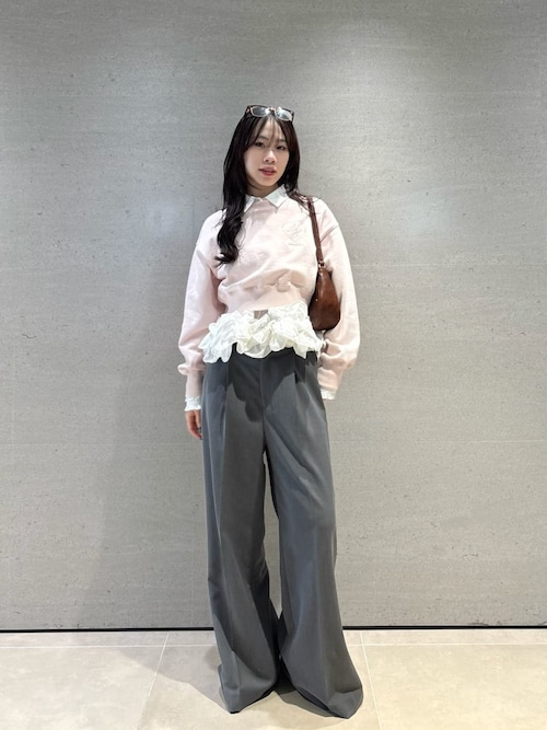 LILY BROWN（リリーブラウン） ブラウス シャツ ホイップフリルヘム