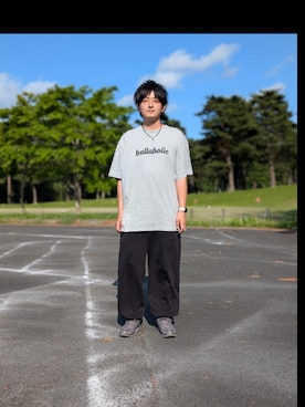 ballaholic（ボーラホリック）の「ballaholic STRIPE COOL LongTee（T
