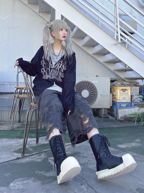 Never mind the XU】barbed wire necklace / 【ネバーマインド ザ