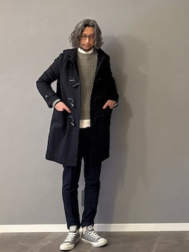 Mackintoshのダッフルコートを使ったメンズ人気ファッション