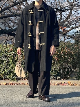 Paul Smithのダッフルコートを使ったメンズ人気ファッション