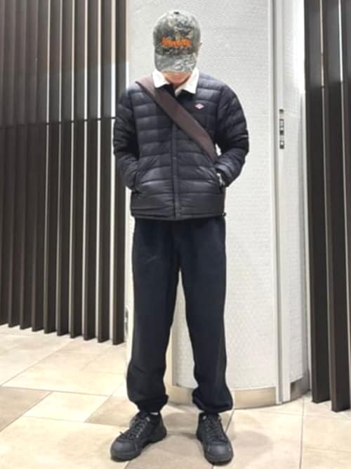 DANTON / メンズ クルーネック インナー ダウン ジャケット（ダウン