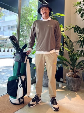 JONES × BEAMS GOLF / 別注 Trouper GREEN キャディバッグを使った人気