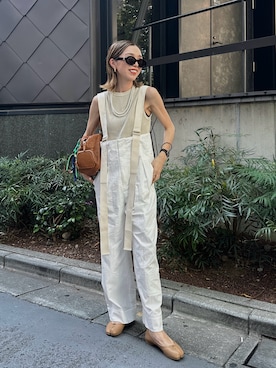 Maison Margielaのバレエシューズ（ベージュ系）を使った人気