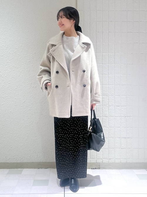 セール】スーパー100 2WAYコート（ピーコート）｜A part by（アパート