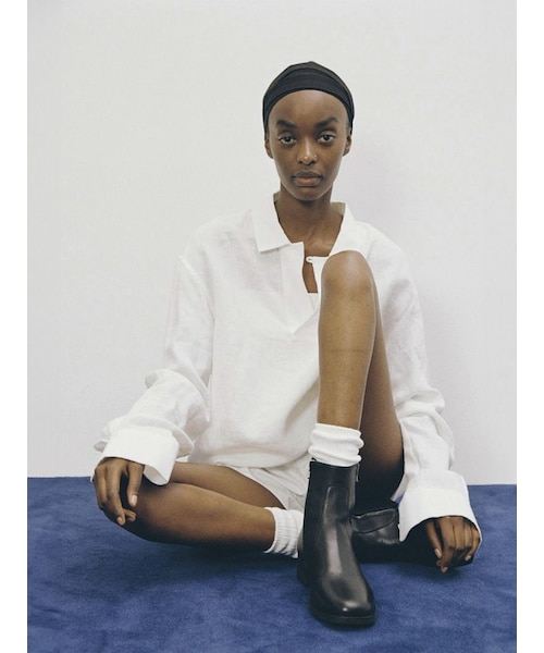 Llife（ライフ）の「Llife SLIGHT SQUARE ZIP BOOTS（ブーツ）」 - WEAR