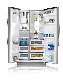 RS267LBSH in by Samsung in Key West, FL - 26.1 cu.ft side by side