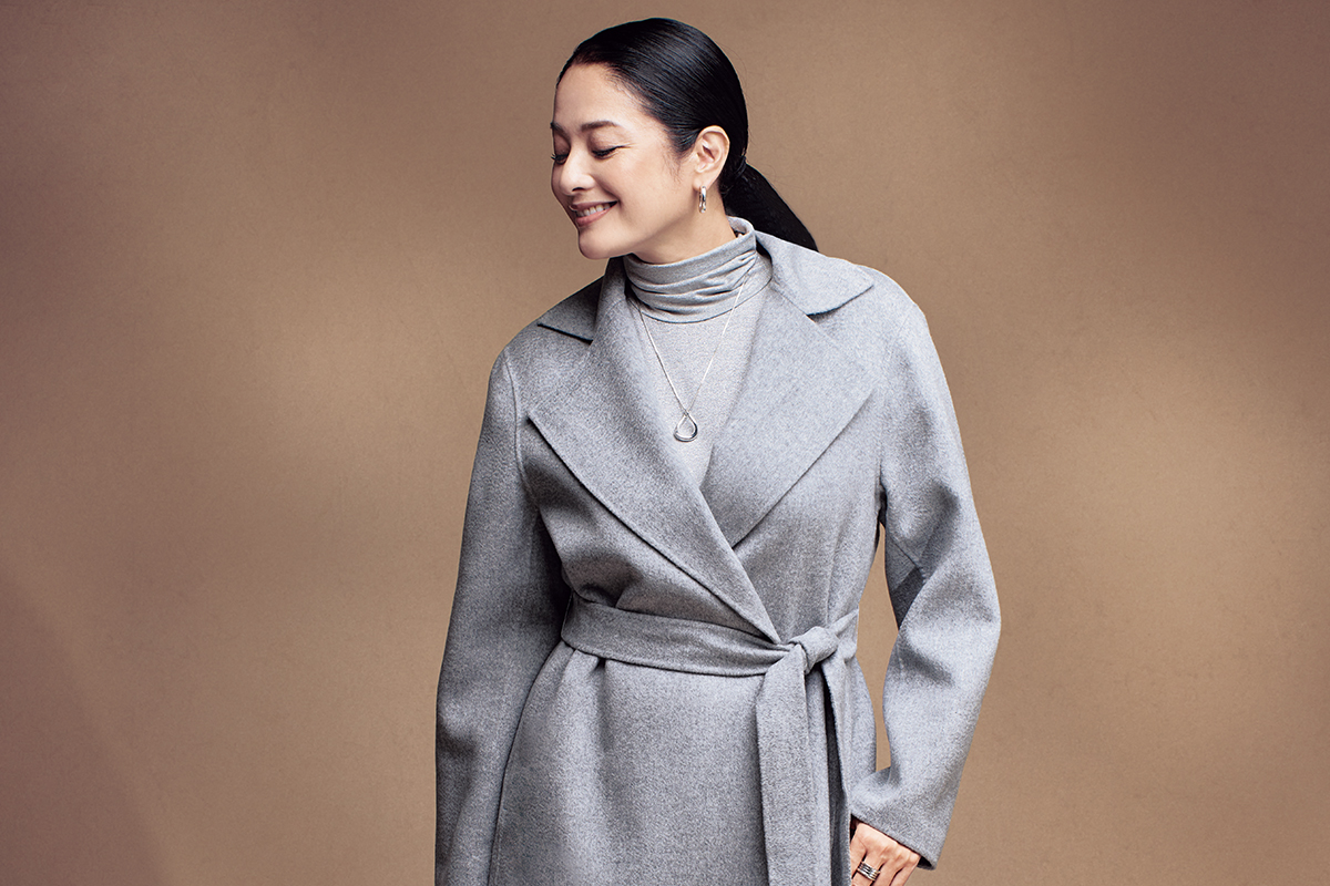 冬のお洒落をエレガントに彩る「マリナ リナルディ」の表情豊かな最旬