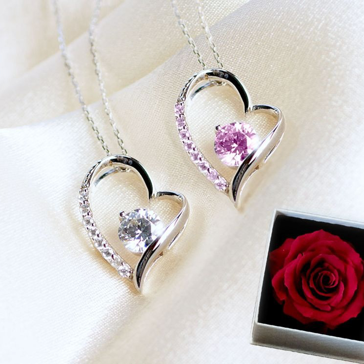 Clementia】プラチナ Pt850 チェーン マドンナオープンハート