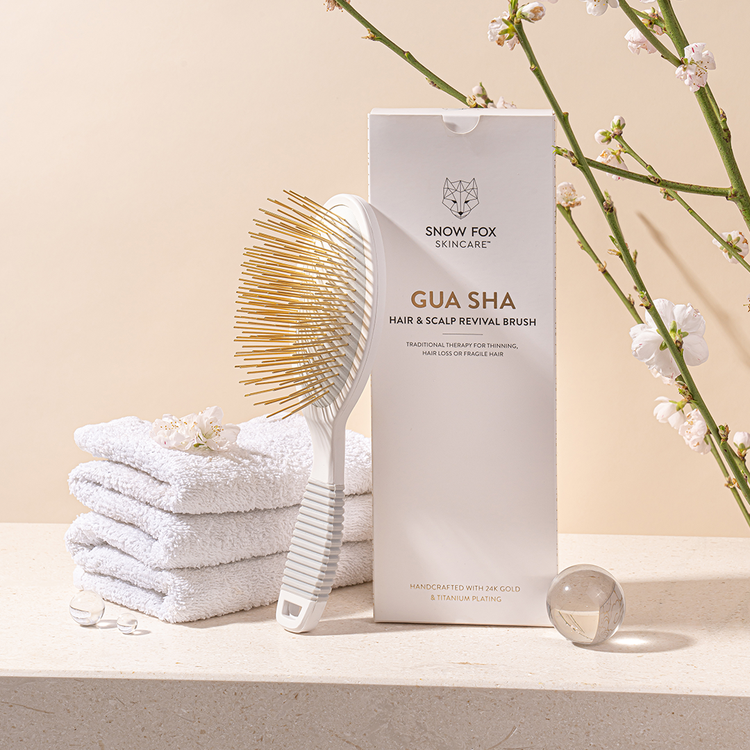 FOX SKINCARE 木製ヘアブラシ 収納袋付き FOX SKINCARE 木製ヘアブラシ