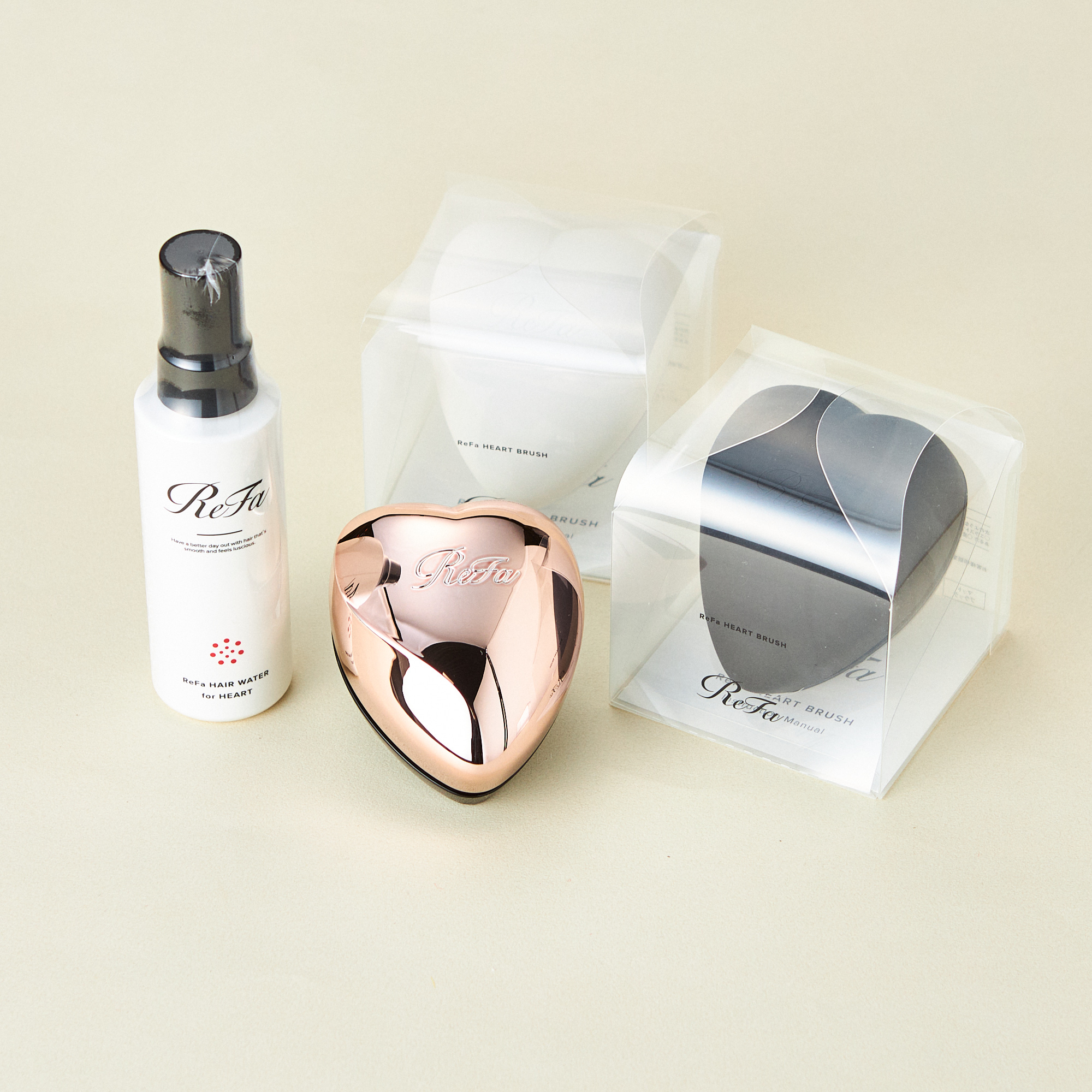 リファハートブラシ＆洗い流さないヘアウォーターセット | ReFa