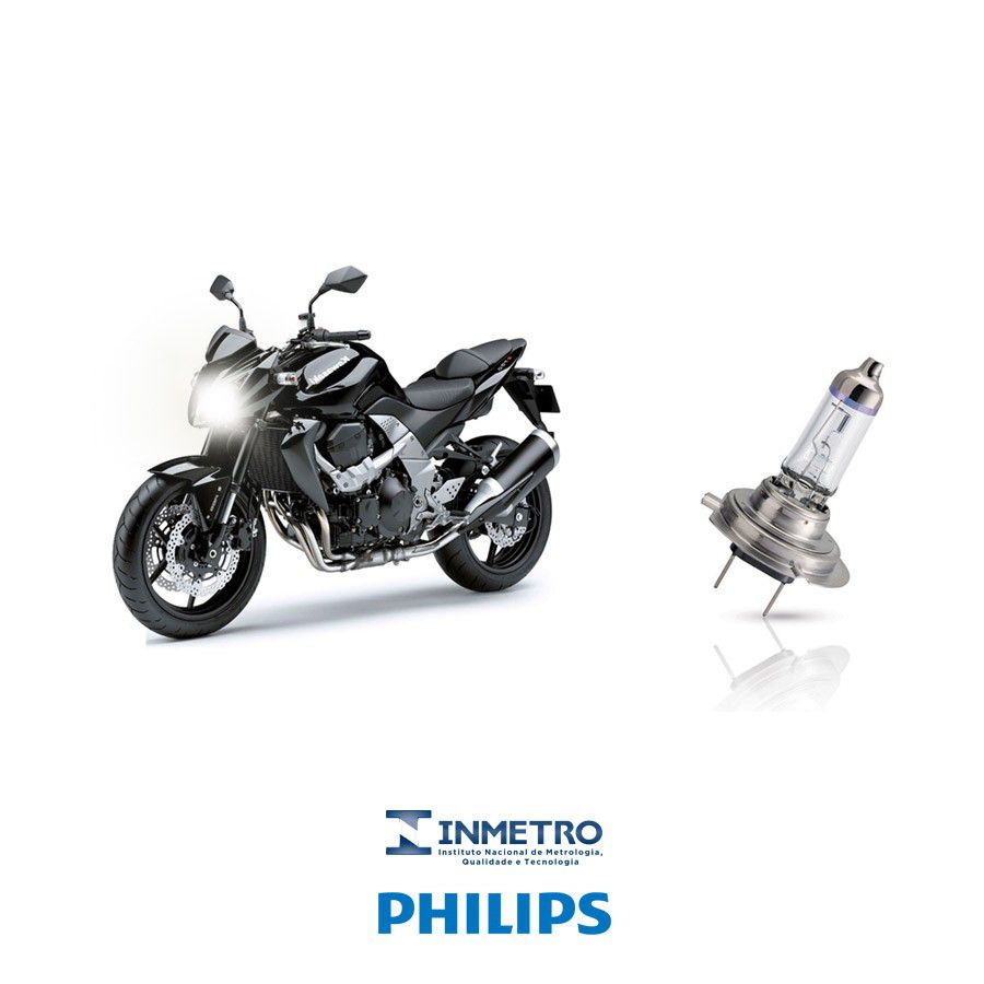 Lâmpada Philips H7 farol moto KAWASAKI Z 750 2008 a 2013