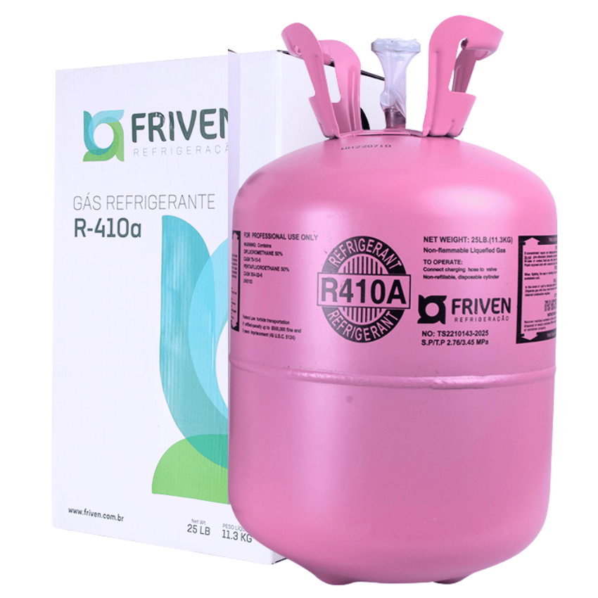 Fluido Gás Refrigerante R410a Botija DAC 11,3kg Friven Ar