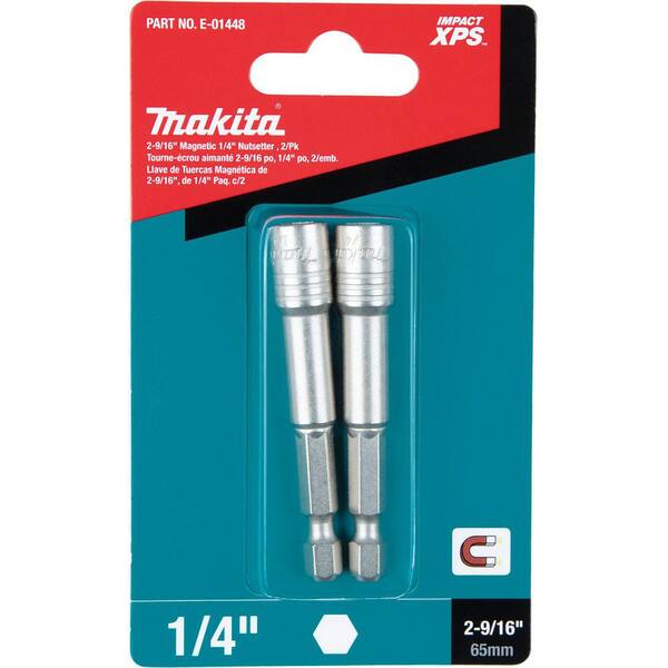 Makita IMPACT XPS 2-9/16 in. Magnetic 1/4 in. Nutsetter (2-Pack) E