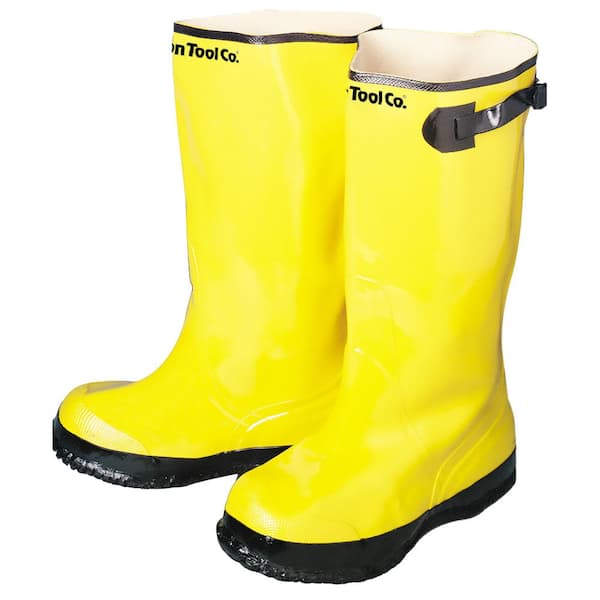 Bon Tool Contractor's Size 13 Yellow Overshoe Boots 14-724 - The