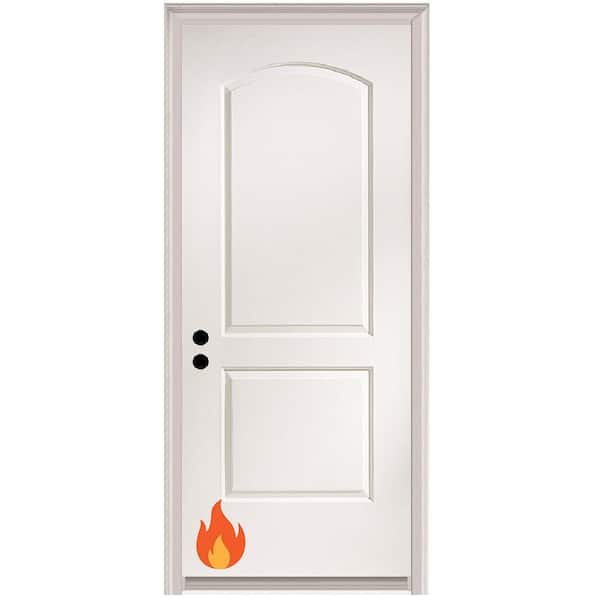 MMI DOOR 32 in. x 80 in. Carrara Right-Hand Primed Composite 20