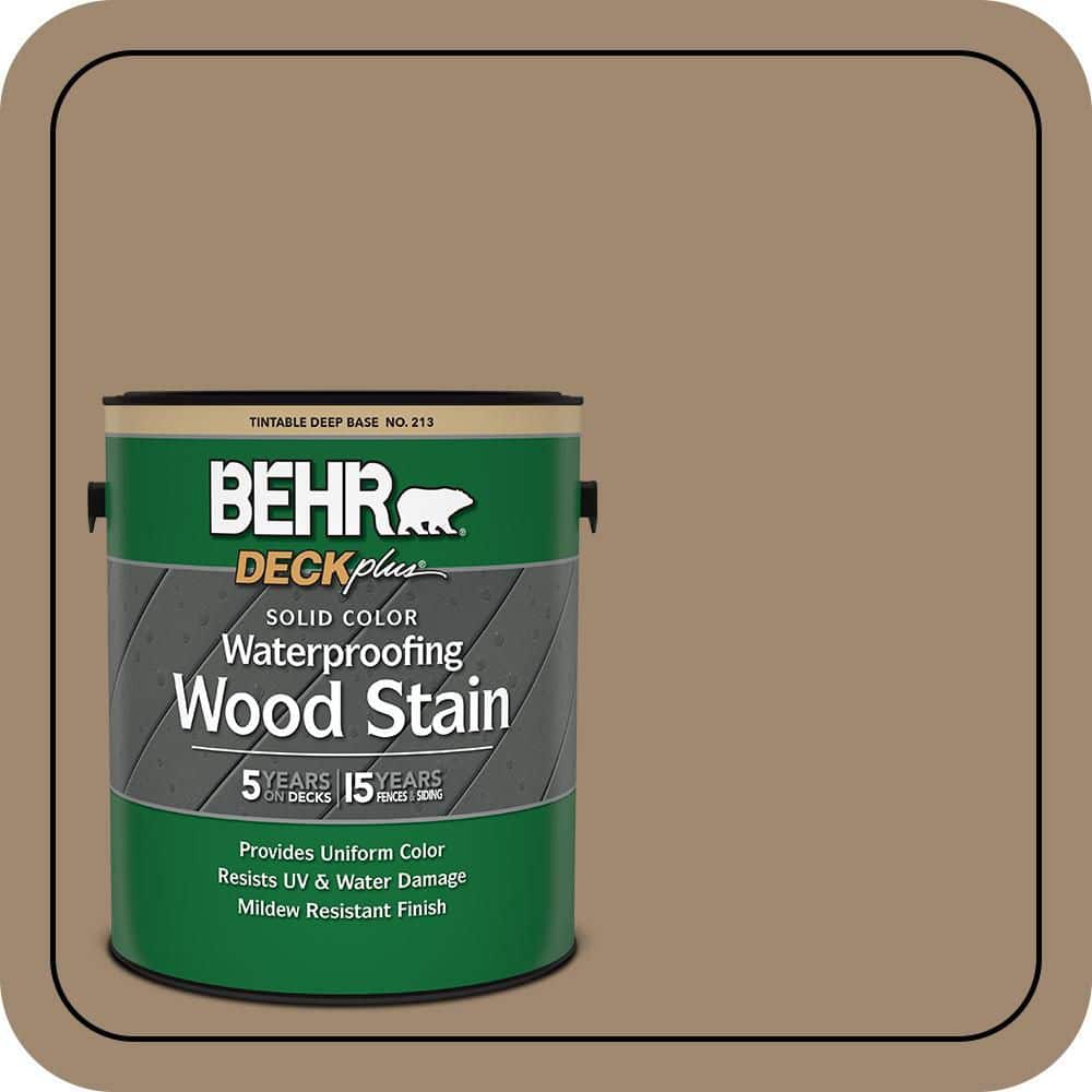 BEHR DECKplus 1 gal. #700D-5 Toffee Crunch Solid Color