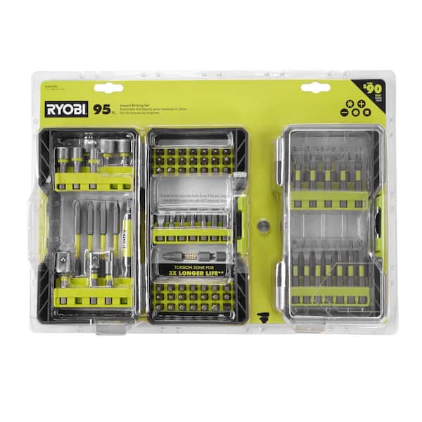 RYOBI Impact Driving Set (95-Piece) A969501 - The Home Depot
