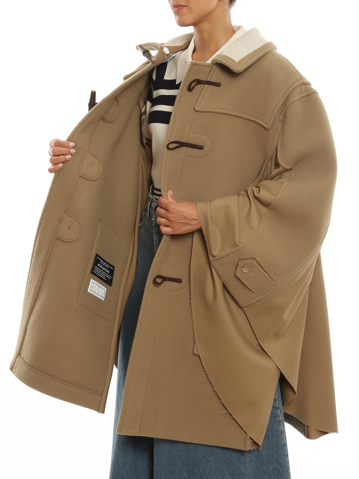 Maison Margiela Wool duffle coat - Camel|S51AA0293S44580114