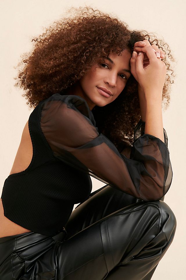 ASTR the Label Audrina Open Back Sweater | Anthropologie