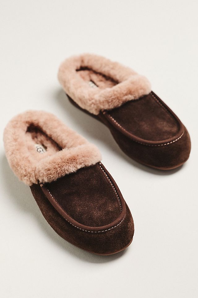 UGG Ansley Suede Mule Slippers | Anthropologie