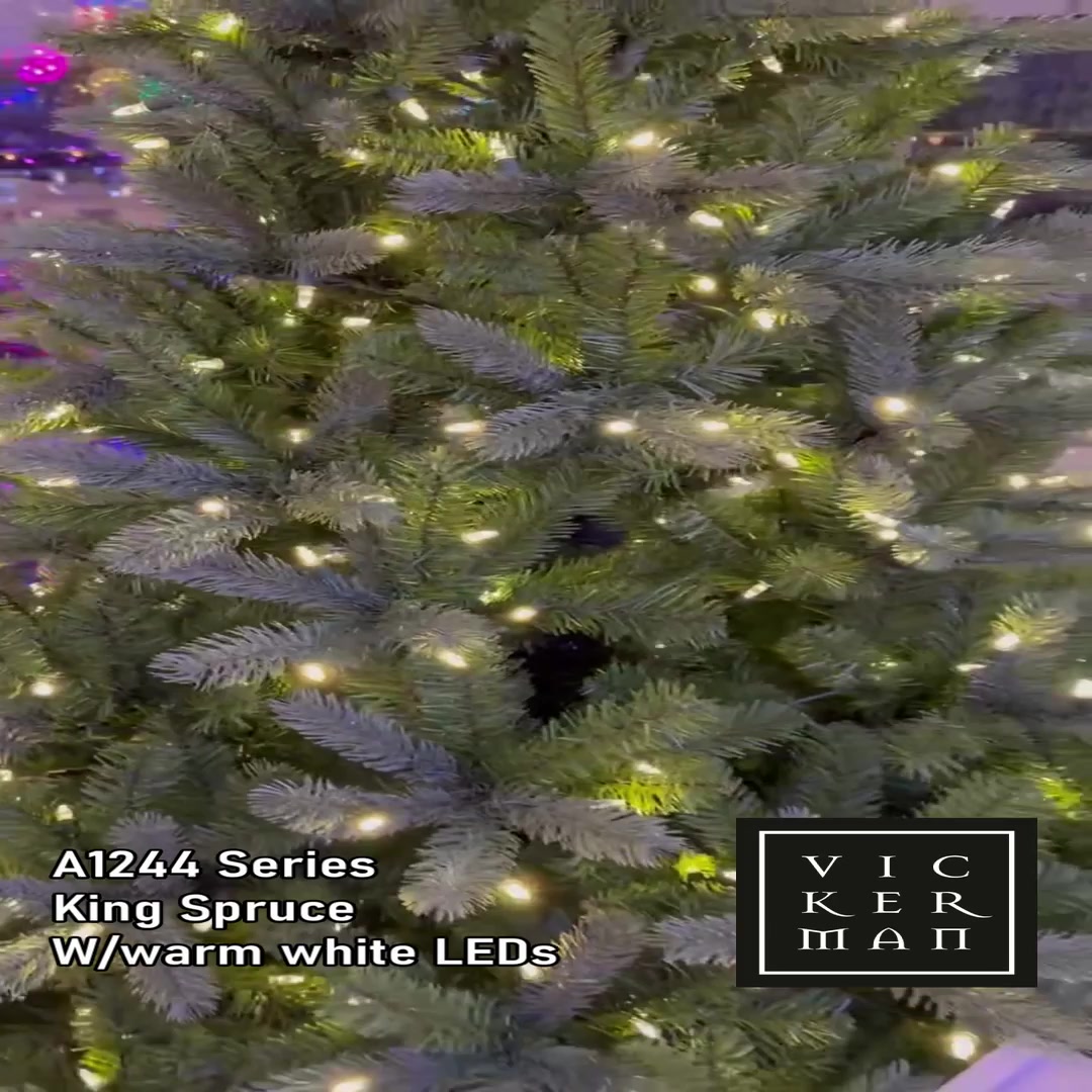 A124476LED - King Spruce Christmas Tree | Vickerman