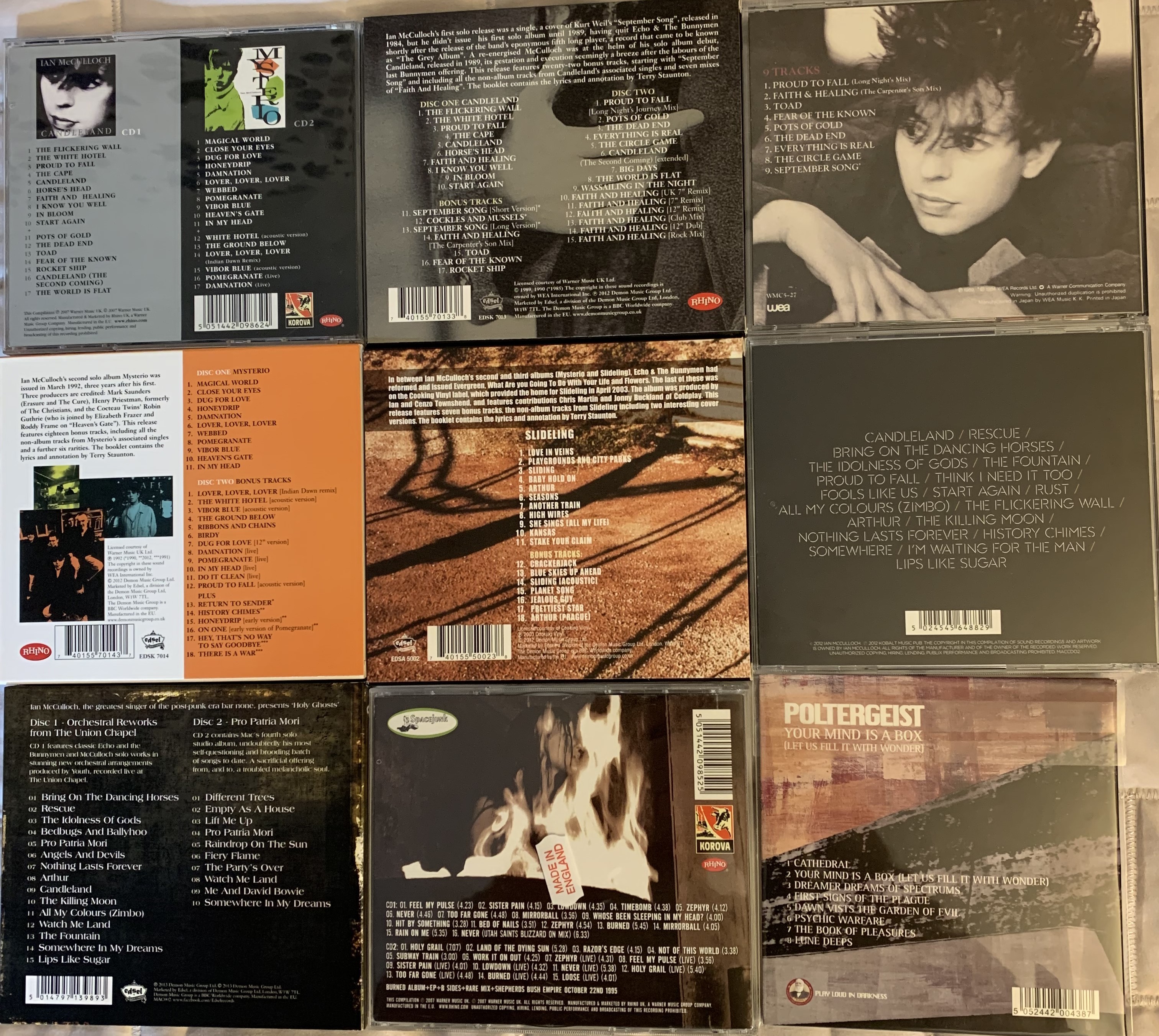 all things echo and the bunnymen/electrafixion/solo live etc