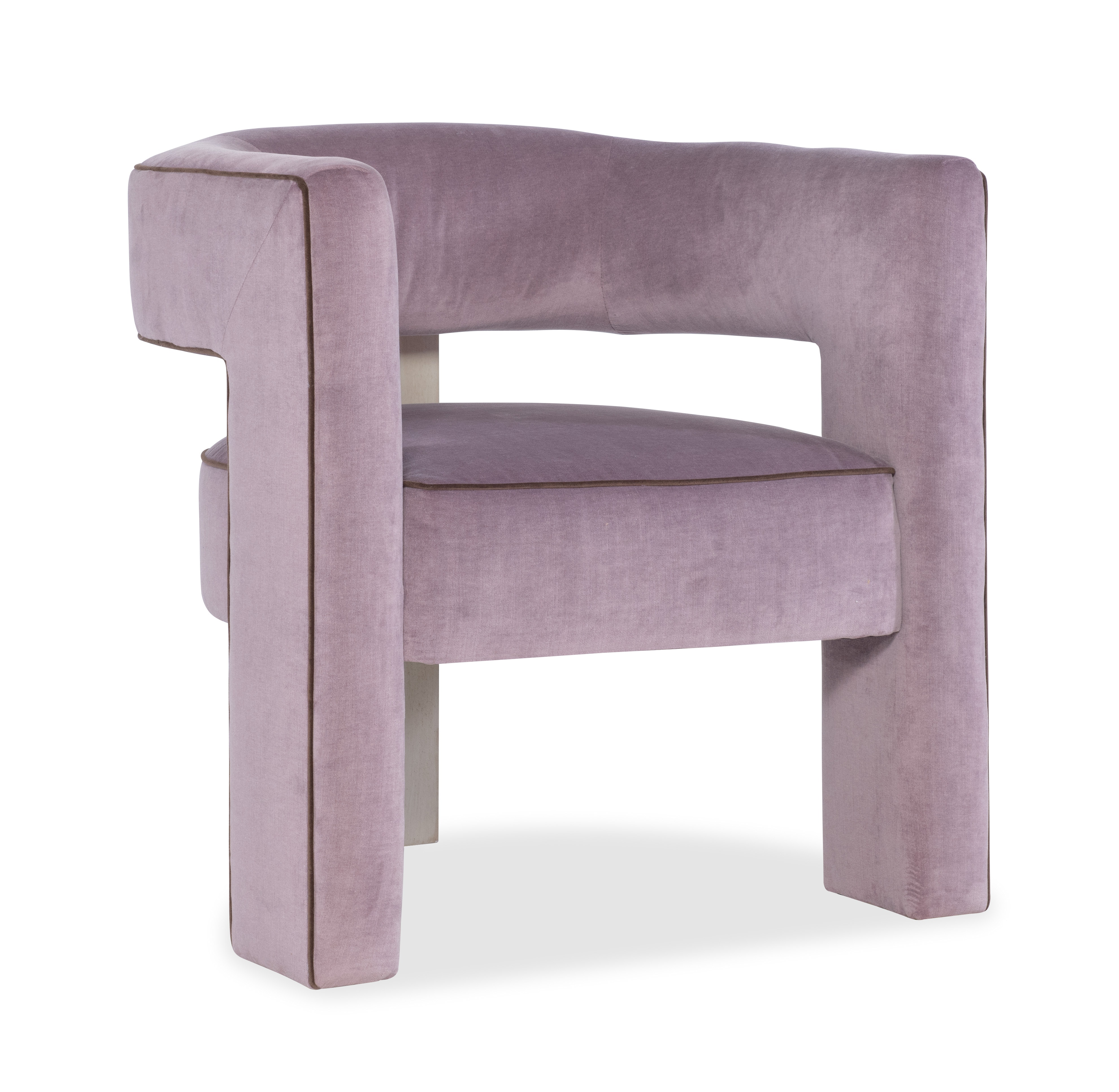 HF Custom Upholstery Living Room Ursla Exposed Wood Chair 4733-005