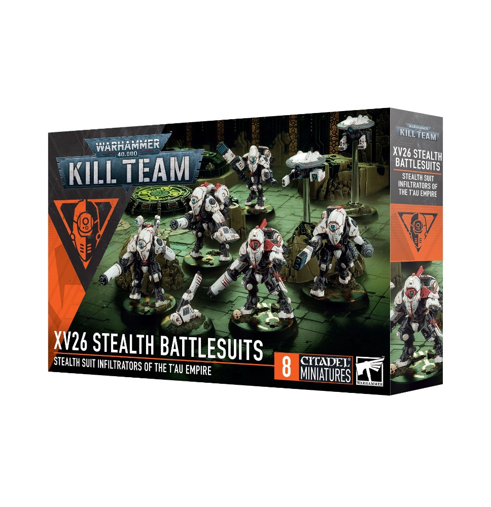 WARHAMMER 40K : KILL TEAM - XV26 STEALTH BATTLESUITS - T'AU EMPIRE