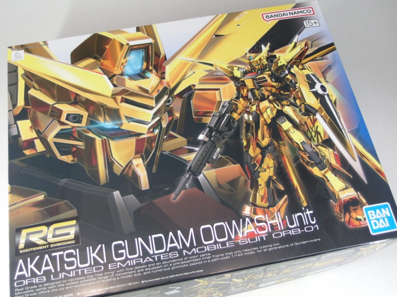 RG 1/144 ORB-01 アカツキガンダム (オオワシ装備) (機動戦士ガンダム