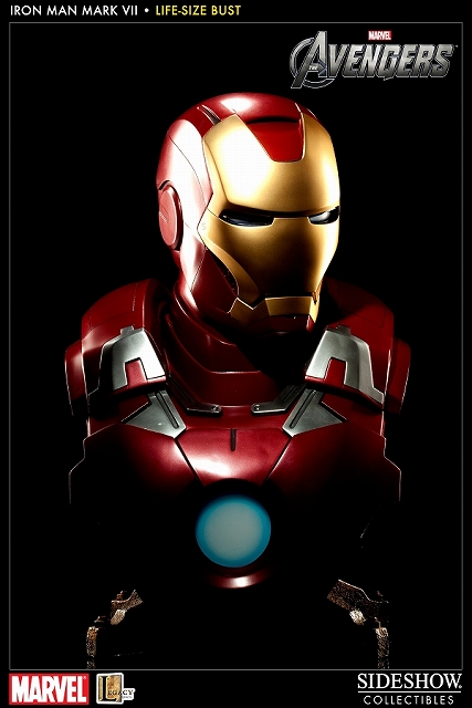 アベンジャーズ/ アイアンマン Mk-VII ライフサイズ バスト登場