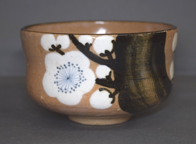 昧渓窯 二代矢口永寿 乾山写 白梅茶碗 | 茶道具 小西康のぶろぐ